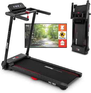 FITFIU Fitness MC-160 - Cinta de Correr y Andar Plegable ultracompacta