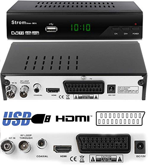 Sveon SDT8400 - Sintonizador TDT2 HD con Funciones de Grabación
