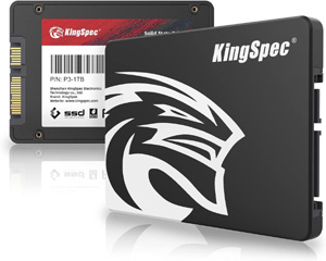 Kingspec SSD 1TB SATA III 6Gb/s 2,5" SSD, TLC 3D NAND Flash Disco Duro SSD 1TB Interno