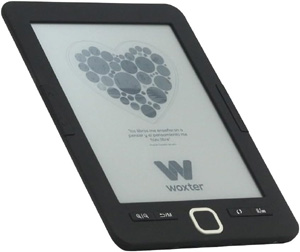 Woxter E-Book Scriba 195 Black - Lector de Libros electrnicos 6"(1024x758, E-Ink Pearl Pantalla ms Blanca, EPUB, PDF) Micro SD