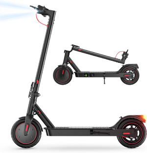 8.5" Patinete Electrico Plegable, Motor de 35O, Autonoma 30KM, MAX 25 KM/H, 187.2WH Batera, Carga 100-120KG, Frenado Dual, 3 Modos De Velocidad, Desplazamientos Diarios