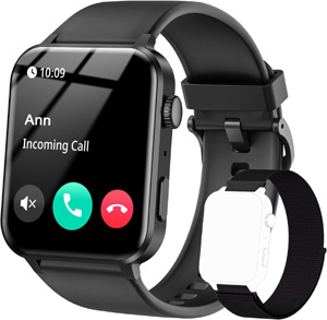 IOWODO R30Pro Reloj Inteligente Hombre Mujer,Smartwatch,1.85" con Funcin Llamadas y Whatsapp Mensajes Bluetooth 5.0, 100 Modos Deporte para iOS Android 