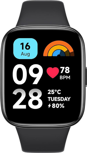 Xiaomi Redmi Watch 3 Active - Llamadas Bluetooth, Pantalla LCD de 1,83”, Monitor de frecuencia cardaca, +100 Modos Deportivos, hasta 12 das de autonoma, Negro (Versin ES + 3 aos de garanta)