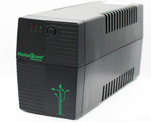 Master Power, Sistema de Alimentacin Ininterrumpida SAI, UPS 650 VA, Tensin Constante de Salida 360W, 2 Enchufes Schuko