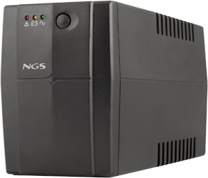 NGS FORTRESS1200V3 - Sistema de Alimentacin Ininterrumpida SAI, Off Line UPS 800 VA, Tensin Constante de Salida 480W para 2 Enchufes Schuko